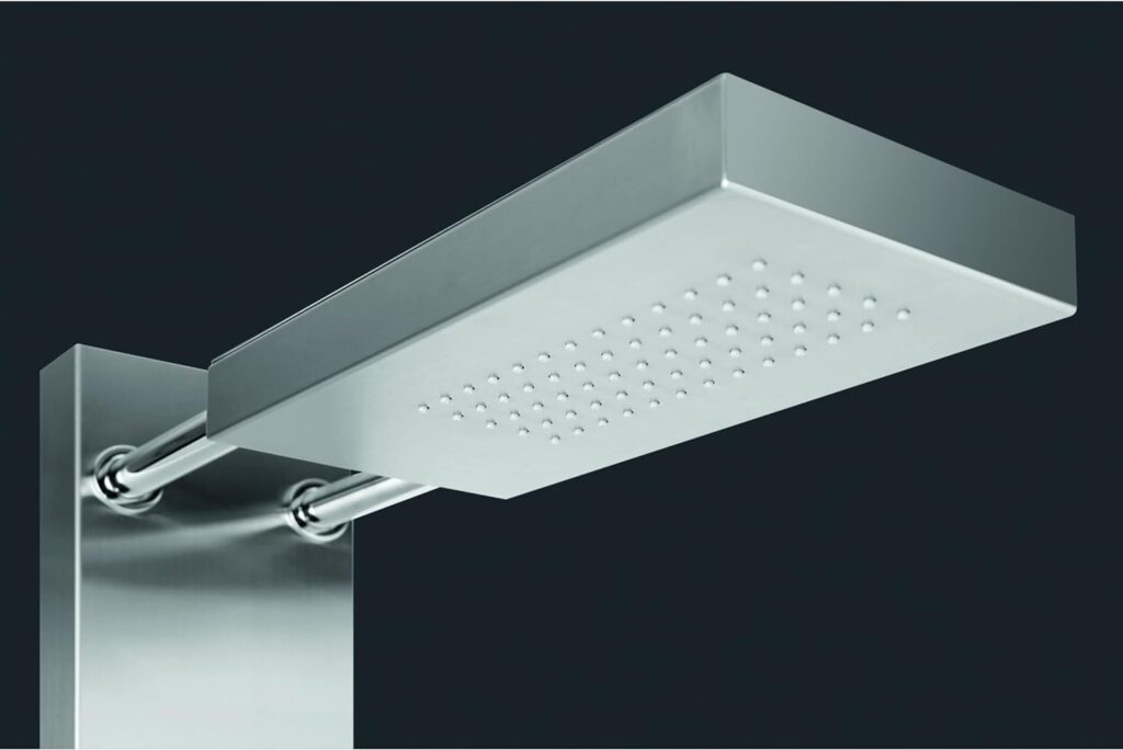Prysznic zimno ciepły elba 70 ideal ze stali nierdzewnej