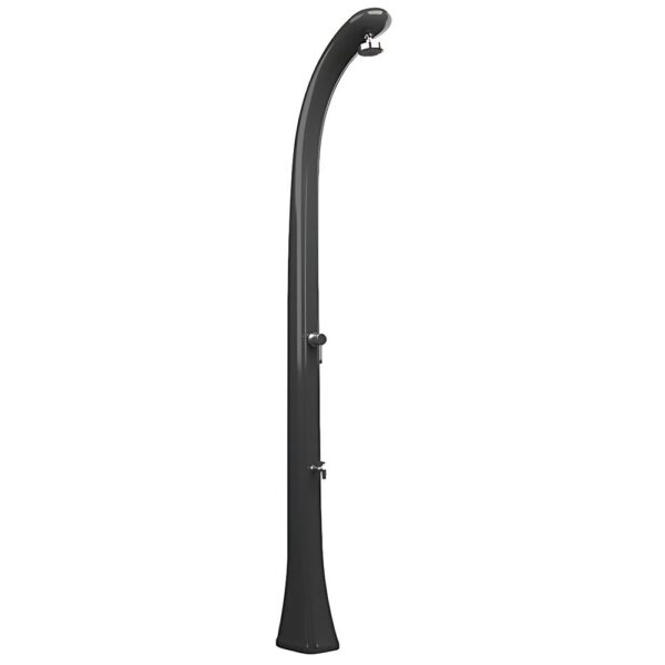 Prysznic solarny Aquaviva Happy One z kranikiem do mycia stóp, antracyt F120/7016, 23 l