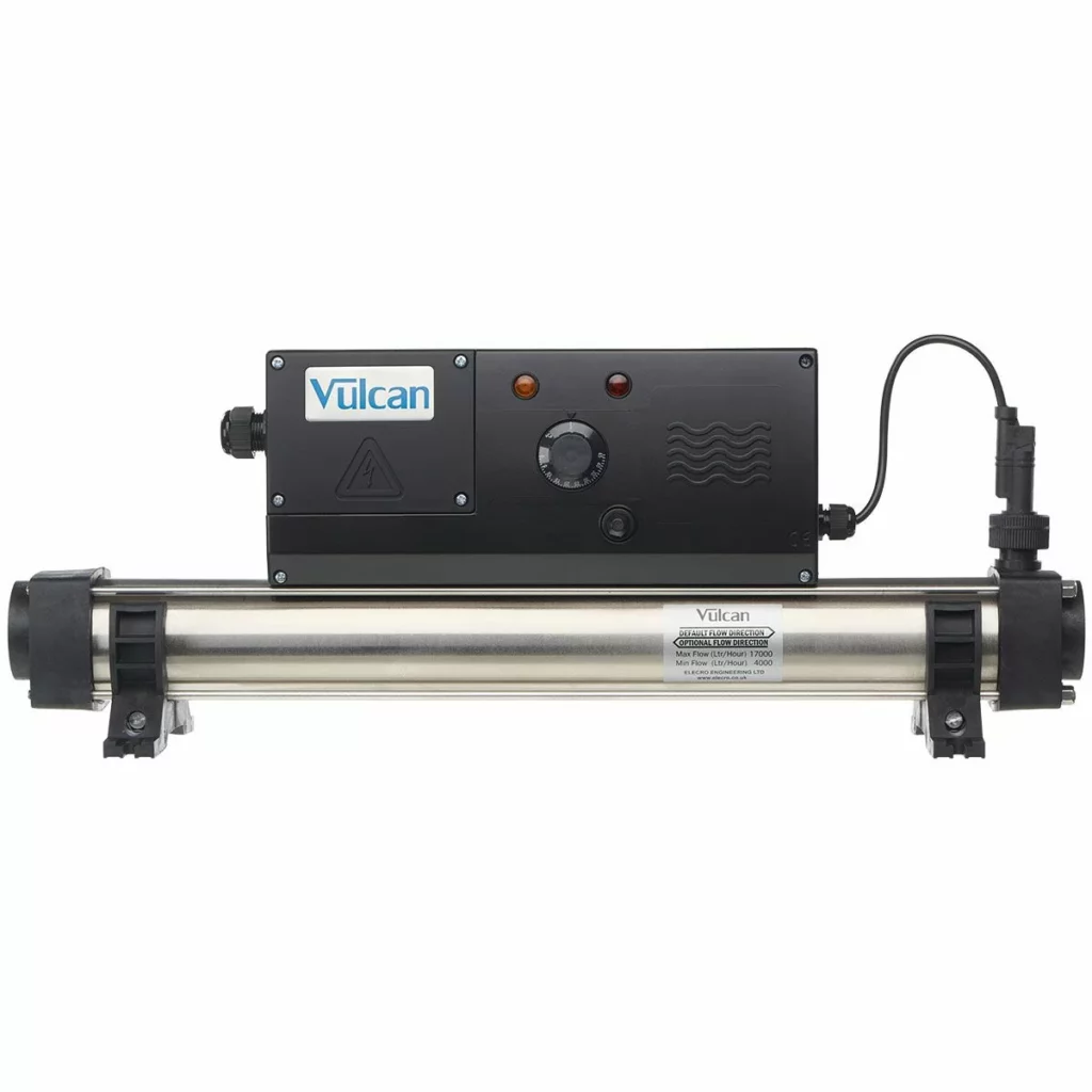 Elektryczny podgrzewacz wody do basenu Vulcan Evolution Tytan 12 kW 220 V/380 V